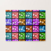 Pop-Kunstcorgi-Puzzlespiel Puzzle (Horizontal)
