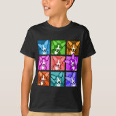 Pop-KunstCorgi T-Shirt (Vorderseite)
