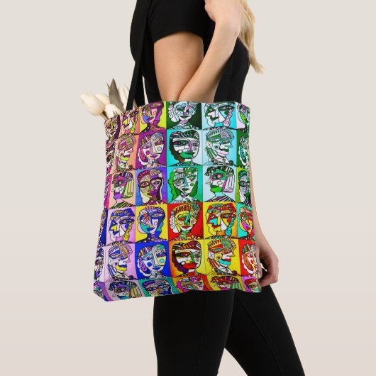 Pop-Kunstcubist-Frauen Tasche (Von Nahem)