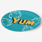 Pop-Kunstdruckpapier-Teller Pappteller (Schrägansicht)