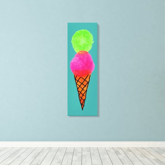 Pop Kunsteis Leinwanddruck (Insitu (Holzboden))