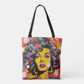 Pop Kunstexplosion Tasche (Rückseite)