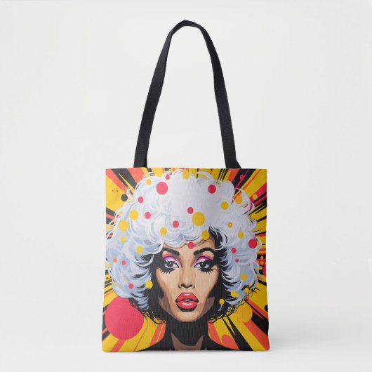 Pop Kunstexplosion Tasche (Vorderseite)