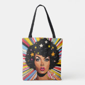 Pop Kunstexplosion Tasche (Rückseite)