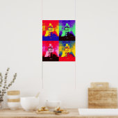 Pop-Kunstflaschen Poster (Küche)