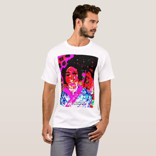 Pop-KunstGeisha durch Katie Pfeiffer T-Shirt (Vorne ganz)