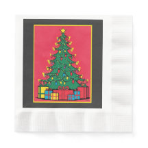 Pop Kunstgestaltung eines Weihnachtsbaumes mit Prä