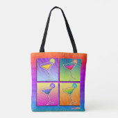 POP-KUNSTMARGARITAS TASCHE (Rückseite)