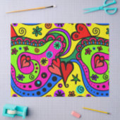 Pop-Kunstmittelpapier Seidenpapier (Basteln)