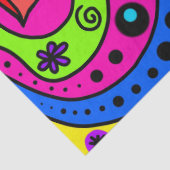 Pop-Kunstmittelpapier Seidenpapier (Detail)