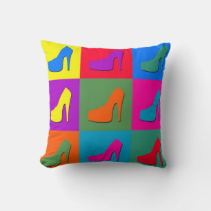 Pop-Kunstschuhe Kissen
