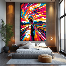 Pop Kunstvision des Schreins Leinwanddruck