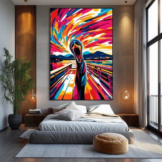 Pop Kunstvision des Schreins Leinwanddruck