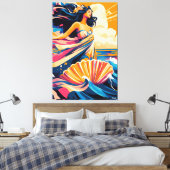 Pop Kunstvision Die Geburt der Venus Leinwanddruck (Insitu (Schlafzimmer))