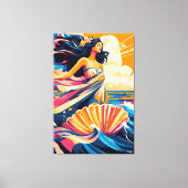 Pop Kunstvision Die Geburt der Venus Leinwanddruck (Vorderseite)