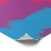 Pop Kunstvoll wandern im Valle Verzasca Poster (Ecke)