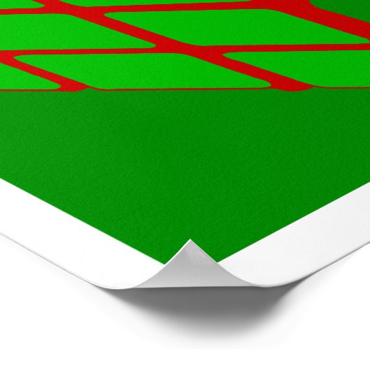 Pop-Kunstwürfel Poster (Ecke)