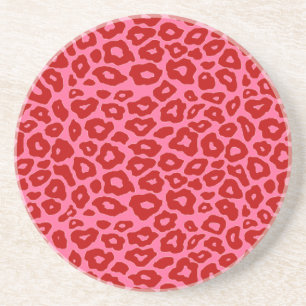 Pop Leopard Getränkeuntersetzer