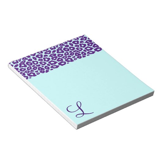 Pop Leopard Muster Notizblock (angewinkelt)