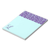 Pop Leopard Muster Notizblock (Rotiert)