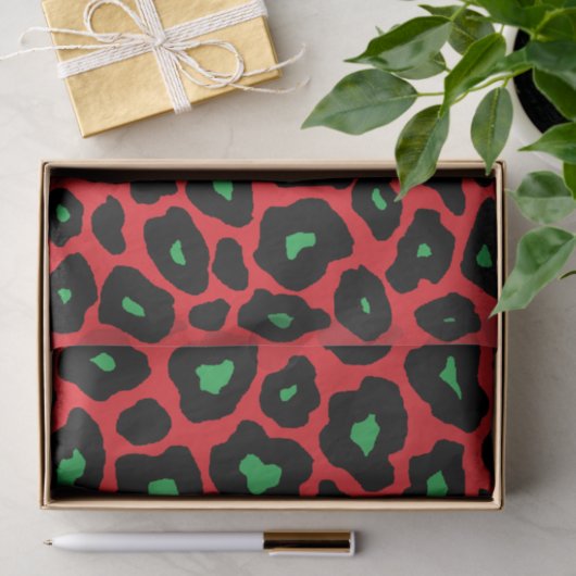 Pop Leopard Seidenpapier (Geschenk)
