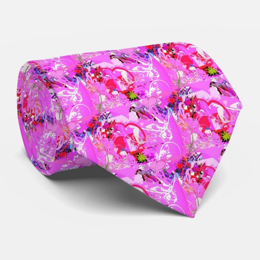 Pop Liebe Krawatte (Gerollt)