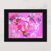 Pop Liebe Postkarte (Vorderseite)