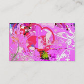 Pop-Liebe-Visitenkarte Visitenkarte (Rückseite)