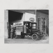 Pop-Lieferwagen, 1924 Postkarte (Vorderseite)
