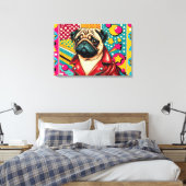 POP LIFE MOPS 7 LEINWANDDRUCK (Insitu (Schlafzimmer))
