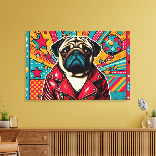 POP LIFE MOPS 8 LEINWANDDRUCK (Insitu (Wohnzimmer))