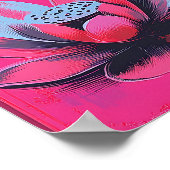 Pop Lotus Grid Poster (Ecke)