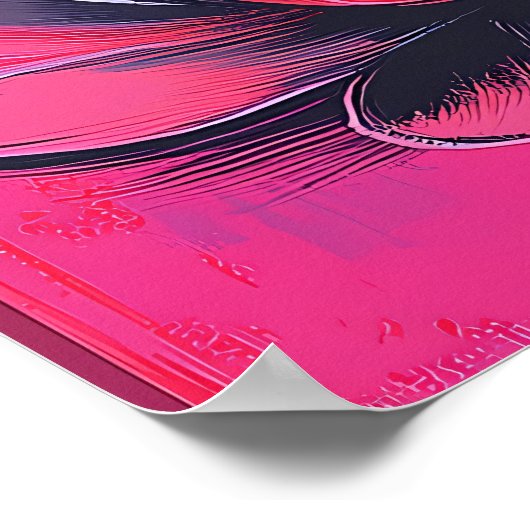 Pop Lotus Grid Poster (Ecke)