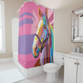 Pop Lugano Gestern und Heute Duschvorhang (Beispiel)