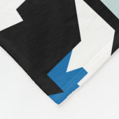 Pop Lugano Gestern und Heute Fleecedecke (Ecke)