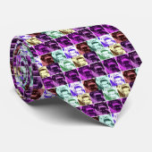 Pop Lugano Gestern und Heute Krawatte (Gerollt)