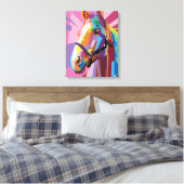 Pop Lugano Gestern und Heute Leinwanddruck (Insitu (Schlafzimmer))