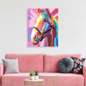 Pop Lugano Gestern und Heute Leinwanddruck (Insitu (Wohnzimmer))