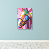 Pop Lugano Gestern und Heute Leinwanddruck (Insitu (Holzboden))