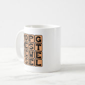 Pop macht das Schlimmste, Kinderzimmer Rhyme Kaffeetasse (Vorderseite Links)