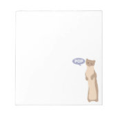 Pop macht das Weasel Notizblock (Vorderseite)