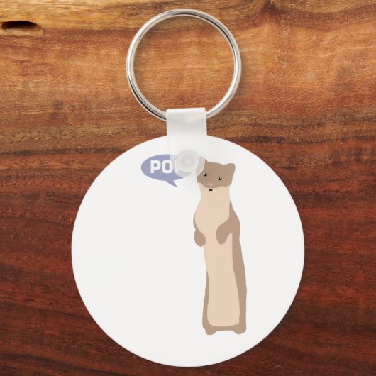 Pop macht das Weasel Schlüsselanhänger (Vorderseite)