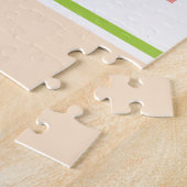 Pop mit farbenfrohen Ziegen Puzzle (Seite)