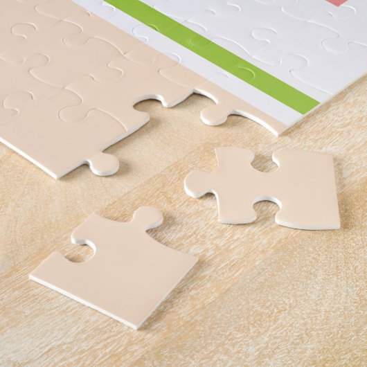 Pop mit farbenfrohen Ziegen Puzzle (Seite)
