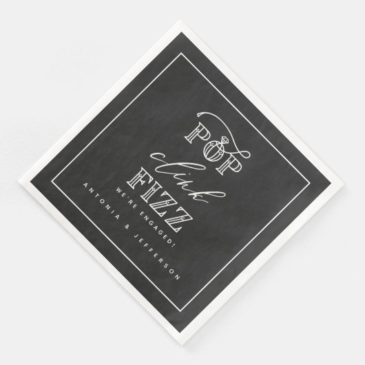 Pop mit Kosmezfreischaltung Serviette (Ecke)