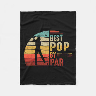 Pop mit Par Golf Lover Vatertag Geschenke für Vate Fleecedecke