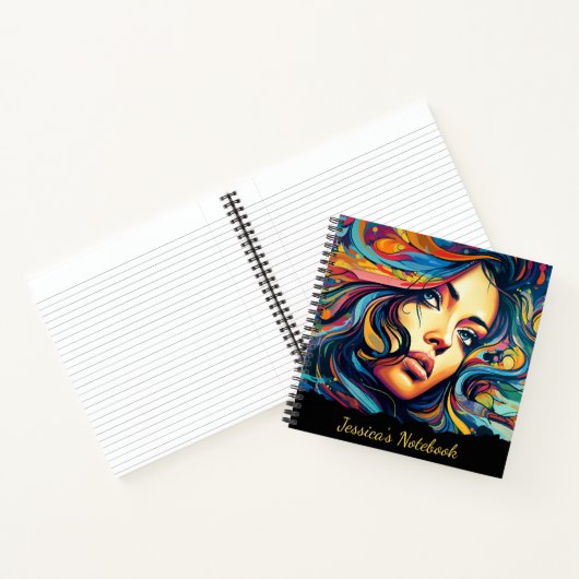 Pop mit Text Notizblock (Innenseite)