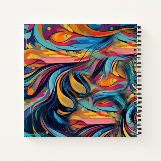 Pop mit Text Notizblock (Rückseite)