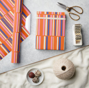 Pop Mod Geometric Retro Contemporary Pattern Geschenkpapier