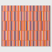 Pop Mod Geometric Retro Contemporary Pattern Geschenkpapier (Flach)
